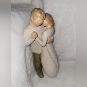 WILLOW TREE *  Promise * Demdaco * 2003 * Woman & Man In Love * Relationship